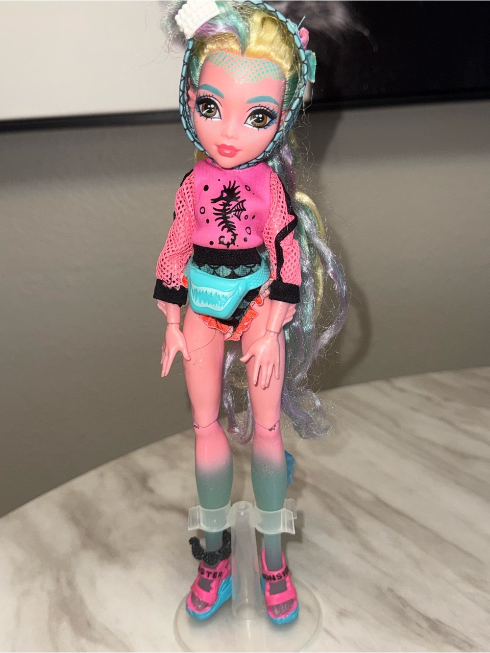 Monster high lagoons blue fashion doll